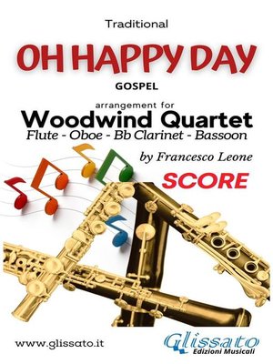 cover image of Oh Happy Day--Woodwind Quartet (score)